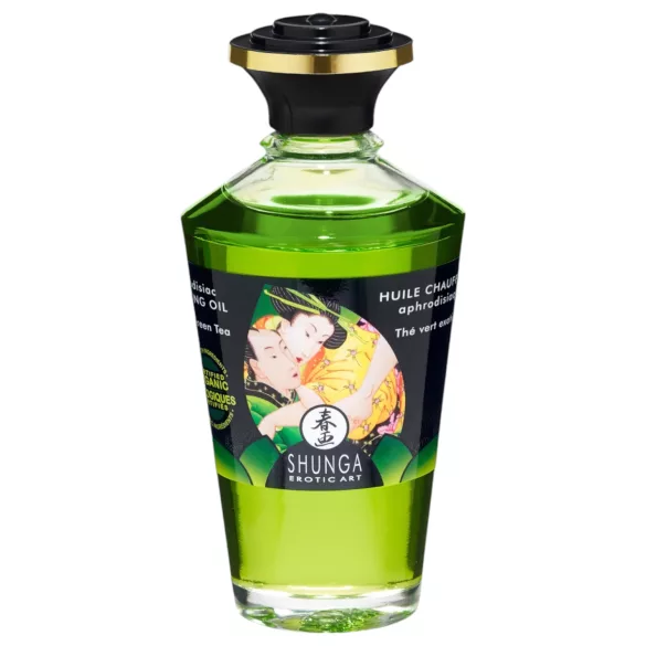 Shunga - Grejno ulje za masažu - zeleni čaj (100ml)