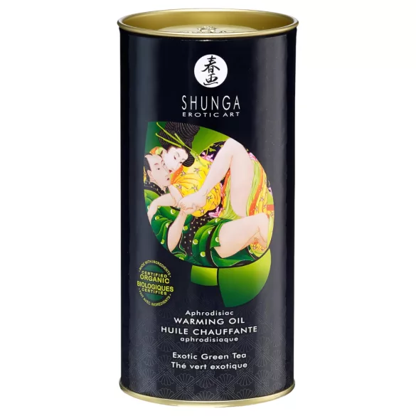 Shunga - Grejno ulje za masažu - zeleni čaj (100ml)