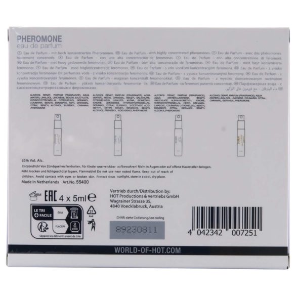 HOT LMTD сет парфема са феромонима за жене (4x5ml)