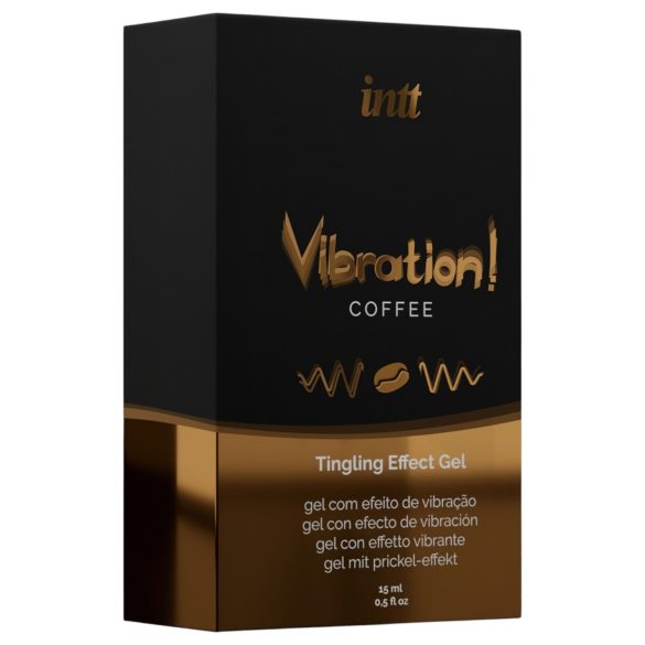 Intt Vibration! - tečni vibrator - kafa (15ml)