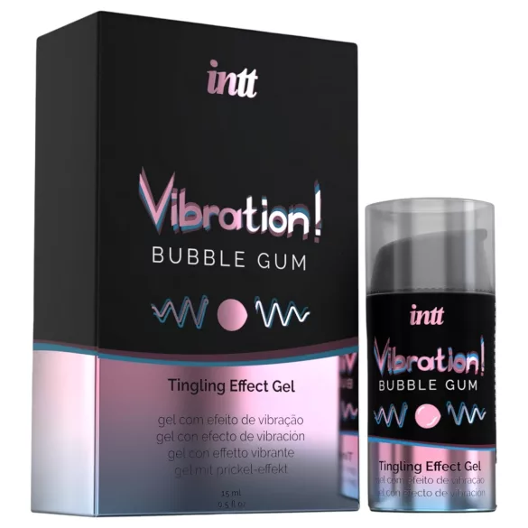 Intt Vibration! - tečni vibrator - žvakaća guma (15ml)