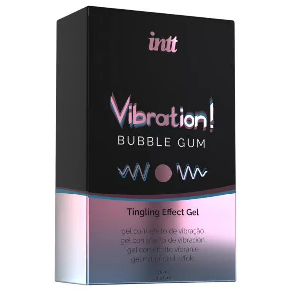 Intt Vibration! - tečni vibrator - žvakaća guma (15ml)