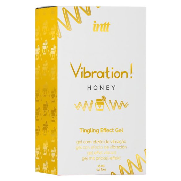 Intt Vibration! - tečni vibrator - med (15ml)