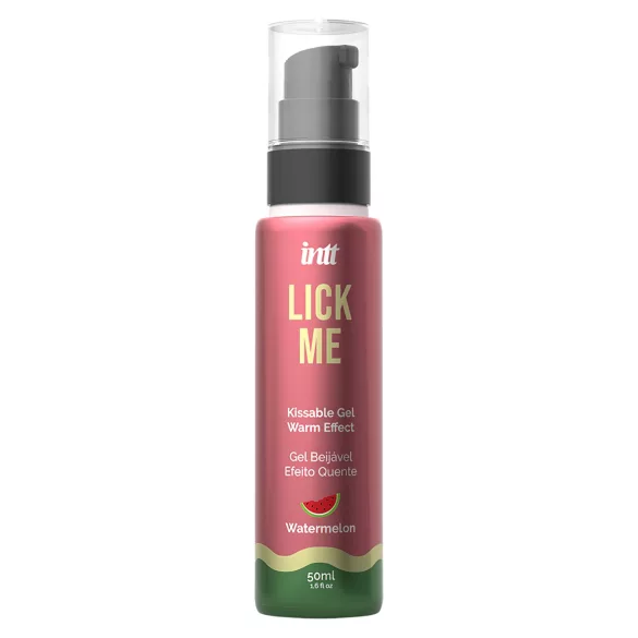 Intt Lick Me - gel lubrikant s efektom zagrevanja - lubenica (50ml)
