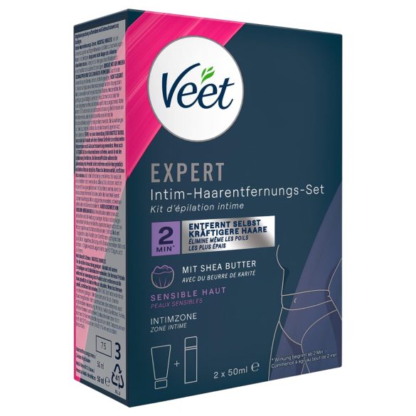 Veet - intimna krema za depilaciju i hidratantna pena za žene (2×50 ml)