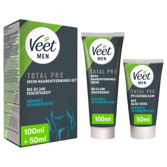 Veet - intim krema za depilaciju i balzam za muškarce (100 ml + 50 ml)