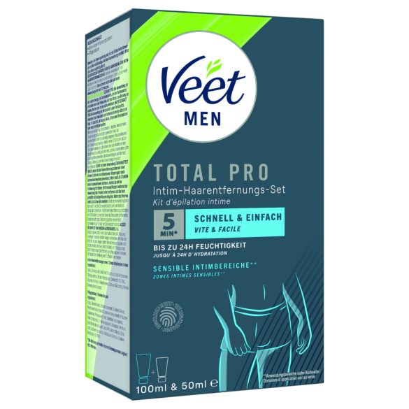 Veet - intim krema za depilaciju i balzam za muškarce (100 ml + 50 ml)