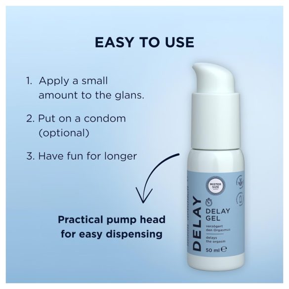 Mister Size - gel za odlaganje ejakulacije (50ml)