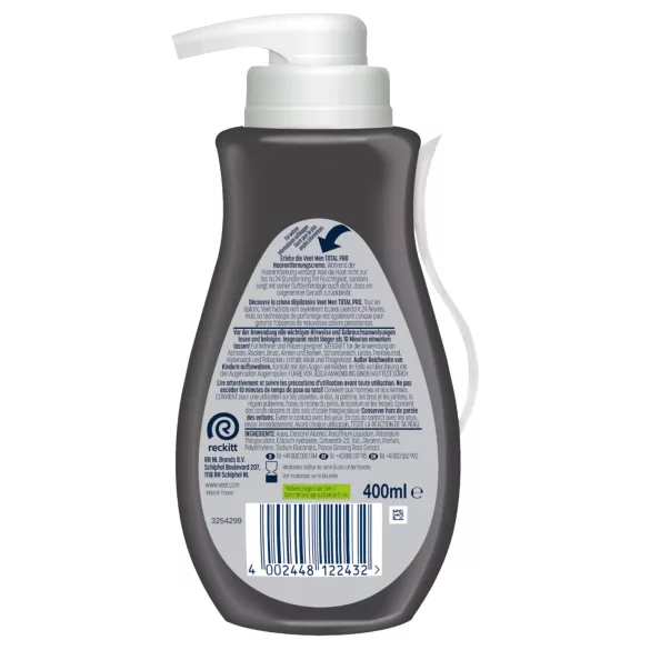 Veet - krema za depilaciju za muškarce (400 ml)