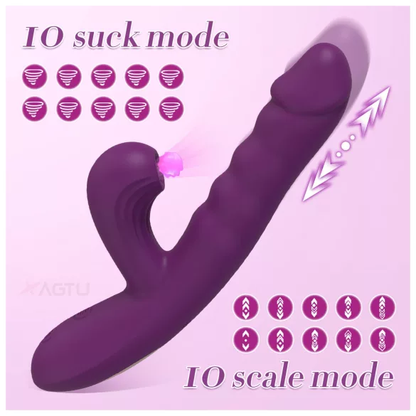 AlvUp - potisni G-tačka vibrator (ljubičasti)
