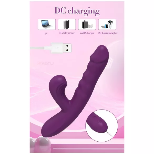 AlvUp - potisni G-tačka vibrator (ljubičasti)