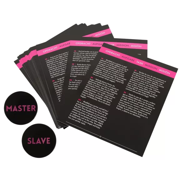 Master & Slave - Set za vezivanje (braon-crna)