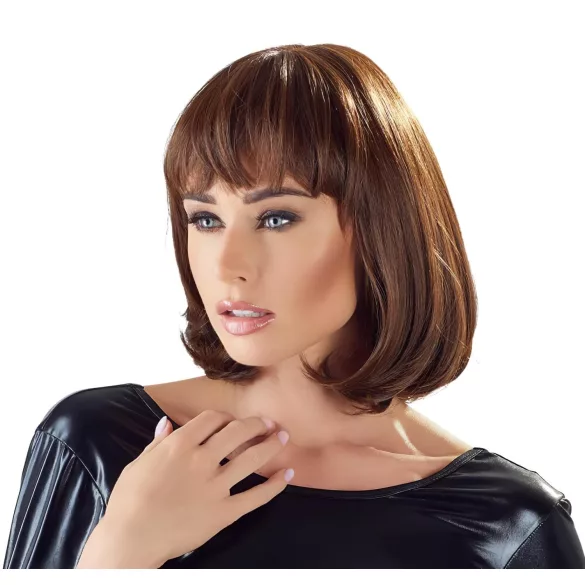 Cottelli - srednje duga bob perika sa šiškama (braon)