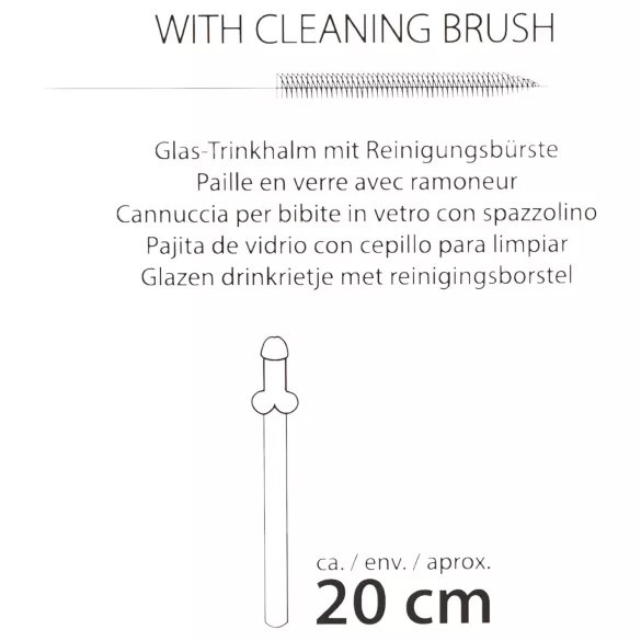 Straw Willy - providna slamka sa penisom (4 komada)