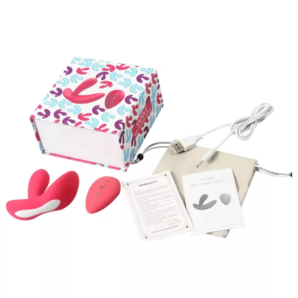 Cotoxo sedlo - daljinski prostatni vibrator (crveni)