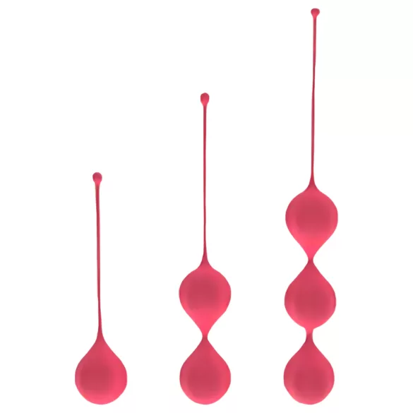 Cotoxo Belle - Set od 3 crvenih gejša kuglica