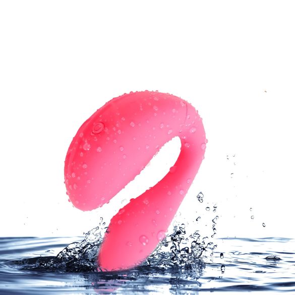 Cotoxo Cupid 2 - daljinski parni vibrator (crveni)