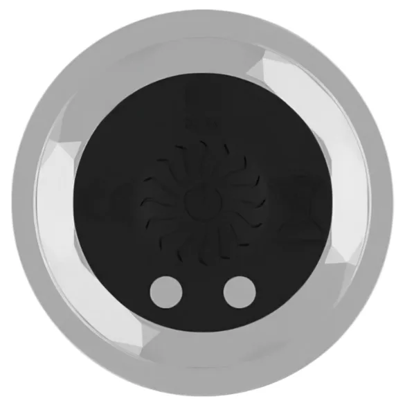 Sunfo - bežični analni vibrator sa radijom (srebrni)