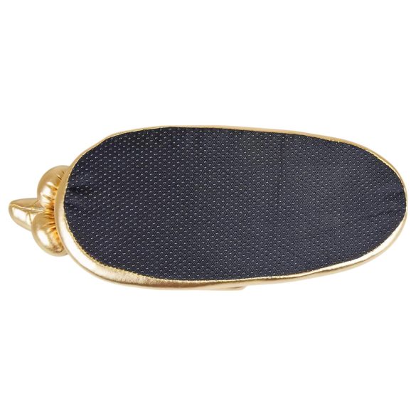 Zlatne papuče sa figurom penisa