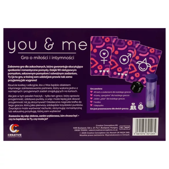 you & me - еротска игра за парове (пољски)
