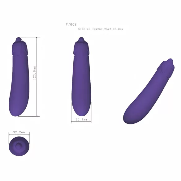 Usamljeni - ljubičasti patlidžan vibrator