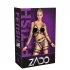 ZADO - višedelni kožni harness set sa lisicama - crni (S-M)