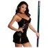 JSY 032 - babydoll komplet - crna