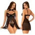 JSY 056 - babydoll set - crna