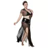 JSY 065 - crni babydoll komplet (XL-2XL)