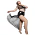 JSY 065 - crni babydoll komplet (XL-2XL)