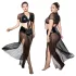JSY 065 - crni babydoll komplet (XL-2XL)