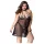 JSY 066 - crni babydoll set (XL-2XL)