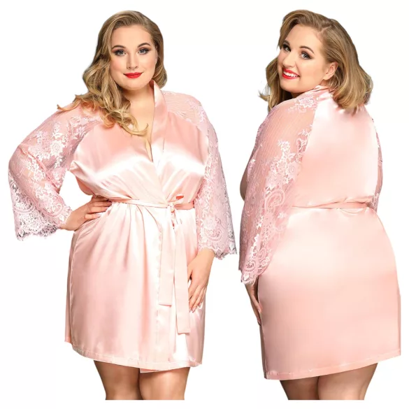 JSY 067 - roze babydoll set (XL-2XL)