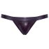 Svenjoyment – sjajni crni jockstrap - L