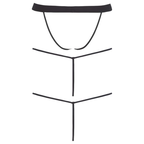 Svenjoyment - Muški tanga set - crna (3 dela) S-L