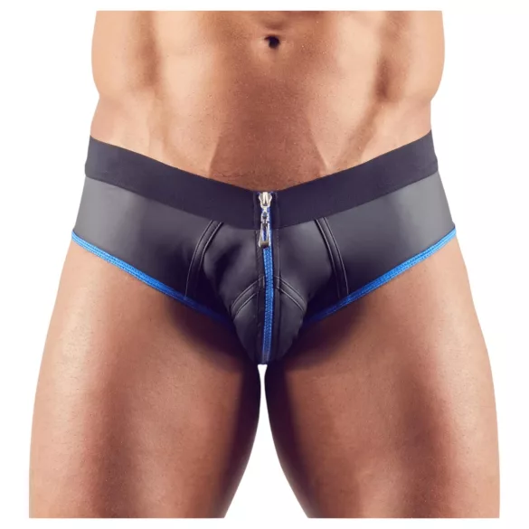 Svenjoyment - Otvoreni jockstrap (crno-plavi) - M
