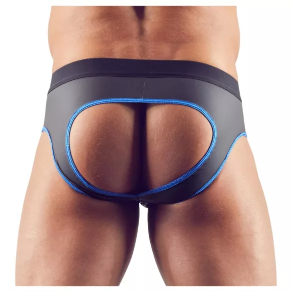 Svenjoyment - Otvoreni jockstrap (crno-plavi) - M