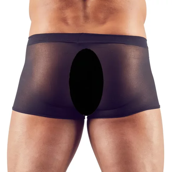 Svenjoyment - crni prozirni bokser set, 2-dijelni (S-L)