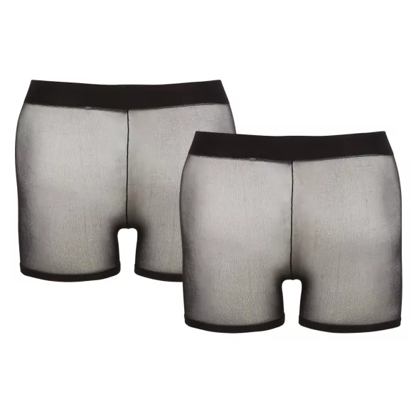 Svenjoyment - crni prozirni bokser set, 2-dijelni (S-L)