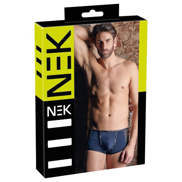 NEK - Crne bokserice sa mrežastim detaljima i pertlama (plave) - M