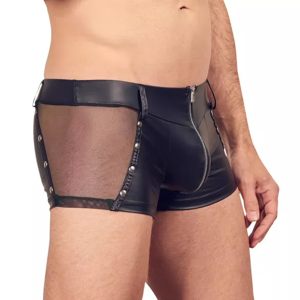 Svenjoyment - sjajni crni bokserice - XL