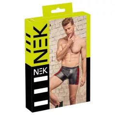   NEK - Crne bokserice sa crvenim detaljima i rajsferšlusom - L
