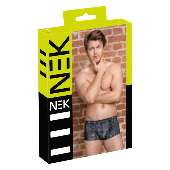 NEK - Bokserice sa uzorkom zmijske kože (crne)