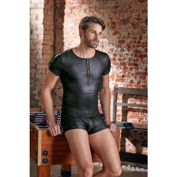 NEK - muška majica kratkih rukava sa mat efektom (crna) - L