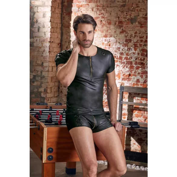 NEK - muška majica kratkih rukava sa mat efektom (crna) - 2XL