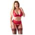 / Cottelli Plus Size - prilagodljivi donji veš duo (crveno) - 90E/XL