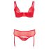 / Cottelli Plus Size - prilagodljivi donji veš duo (crveno) - 90E/XL