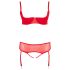 / Cottelli Plus Size - prilagodljivi donji veš duo (crveno) - 90E/XL