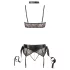 Cottelli Bondage - čipkasti donji veš set (5 delova) - L