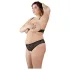 Cottelli Plus Size - biserni grudnjak set (crna) - XL